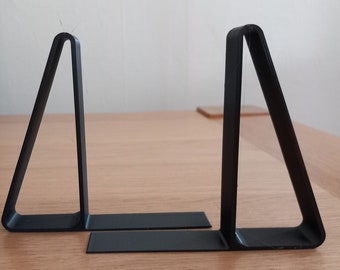 Pair of Modern Simple Bookends, price is for a pair, space saving bookends