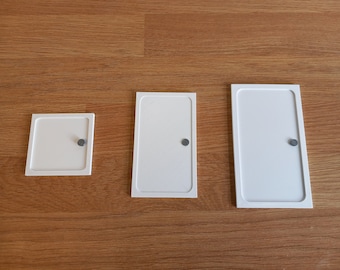Dolls House Shower trays 6th, 12th or 16th sizes, in a range of colours.