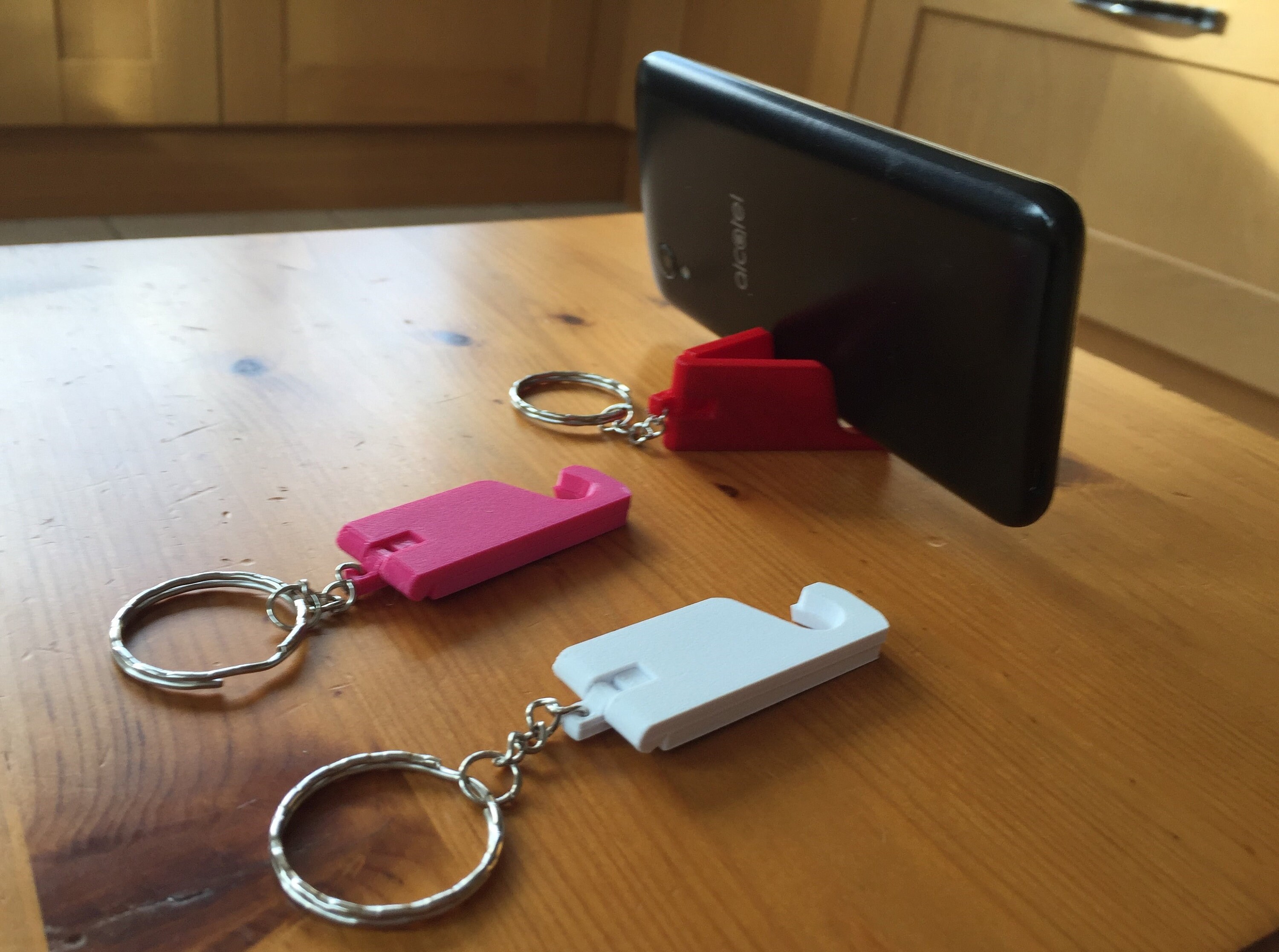 Keyring Phone Holder Stand iphone ipad android tablet. Etsy
