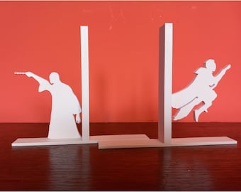 Bookends, Wizard Images, Pair of bookends, book lovers, available in a range of colours