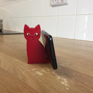 Cat Phone Stand, Mobile phone Holder iphone, ipad, android, tablet image 6