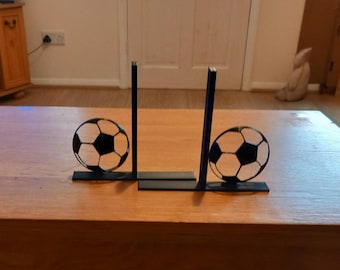 Football Bookends, Pair of bookends, book lovers, available in a range of colours