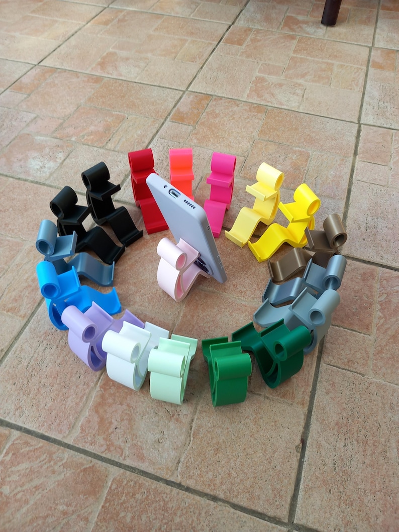 Mobile phone stand, universal mobile phone holder, man stand, Iphone, ipad, android, tablet. image 1