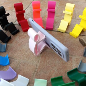 Mobile phone stand, universal mobile phone holder, man stand, Iphone, ipad, android, tablet. image 6