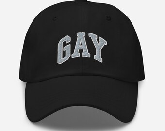 GAY Genderless Dad Hat Vintage Inspired 