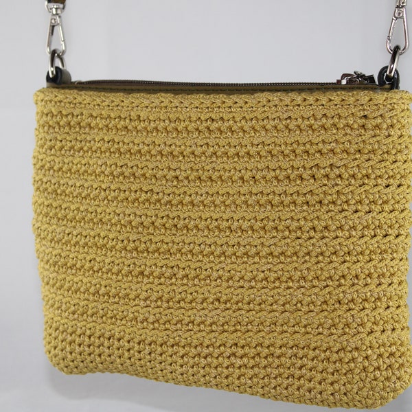 Minibag, gehäkelt aus Rope Yarn (Seilgarn)