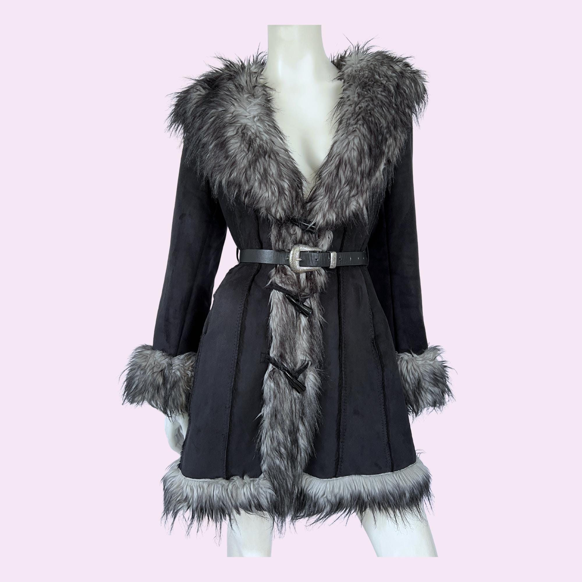 ジャケット・アウター 00s civarize fur coated mod coat jacket 00s civarize fur coated mod coat jacket 2000s Fur Coat - Etsy