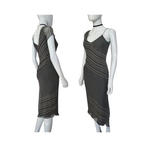 90s bias cut silk slip dress, asymmetric dress, one shoulder midi slip dress, y2k slip dress, 90s dress vintage, 90s grunge dress, small