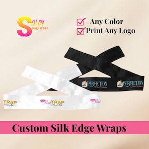 Custom Edge Wrap Scarves with Logo – Personalized Satin Scarfs for Hair Brands – Wholesale Silk Edge Wraps for Beauty Entrepreneurs