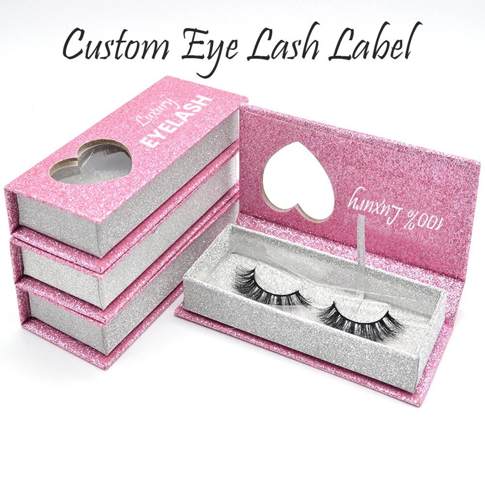 Custom Lash Labels Custom Lash Stickers Eyelash Labels Etsy