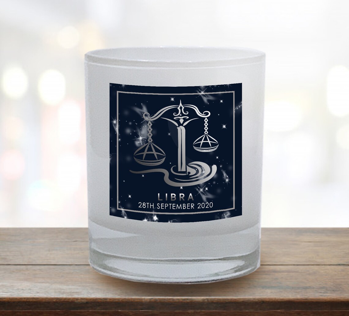 Cancer Candle Zodiac Star Sign Scented Candle Horoscope Etsy