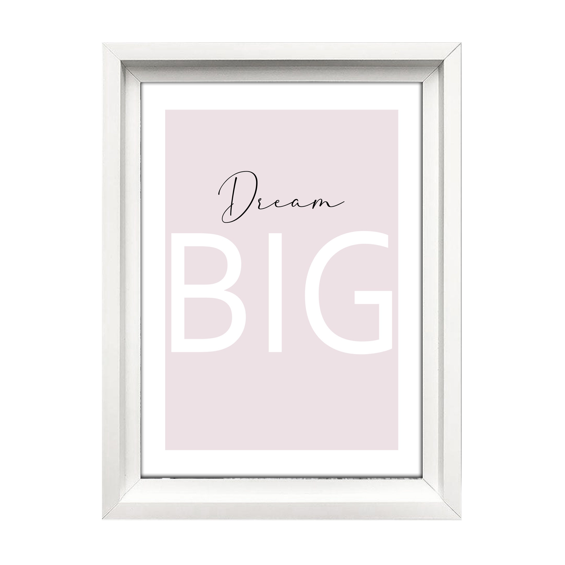 Dream Big Print Home Decor A4 Wall Art Inspirational Print Etsy UK