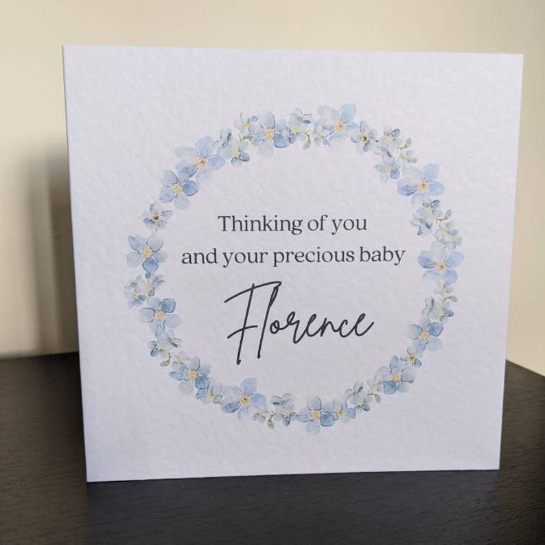 Thinking of Your Baby Card Baby Loss Card Birthday Card Etsy UK
