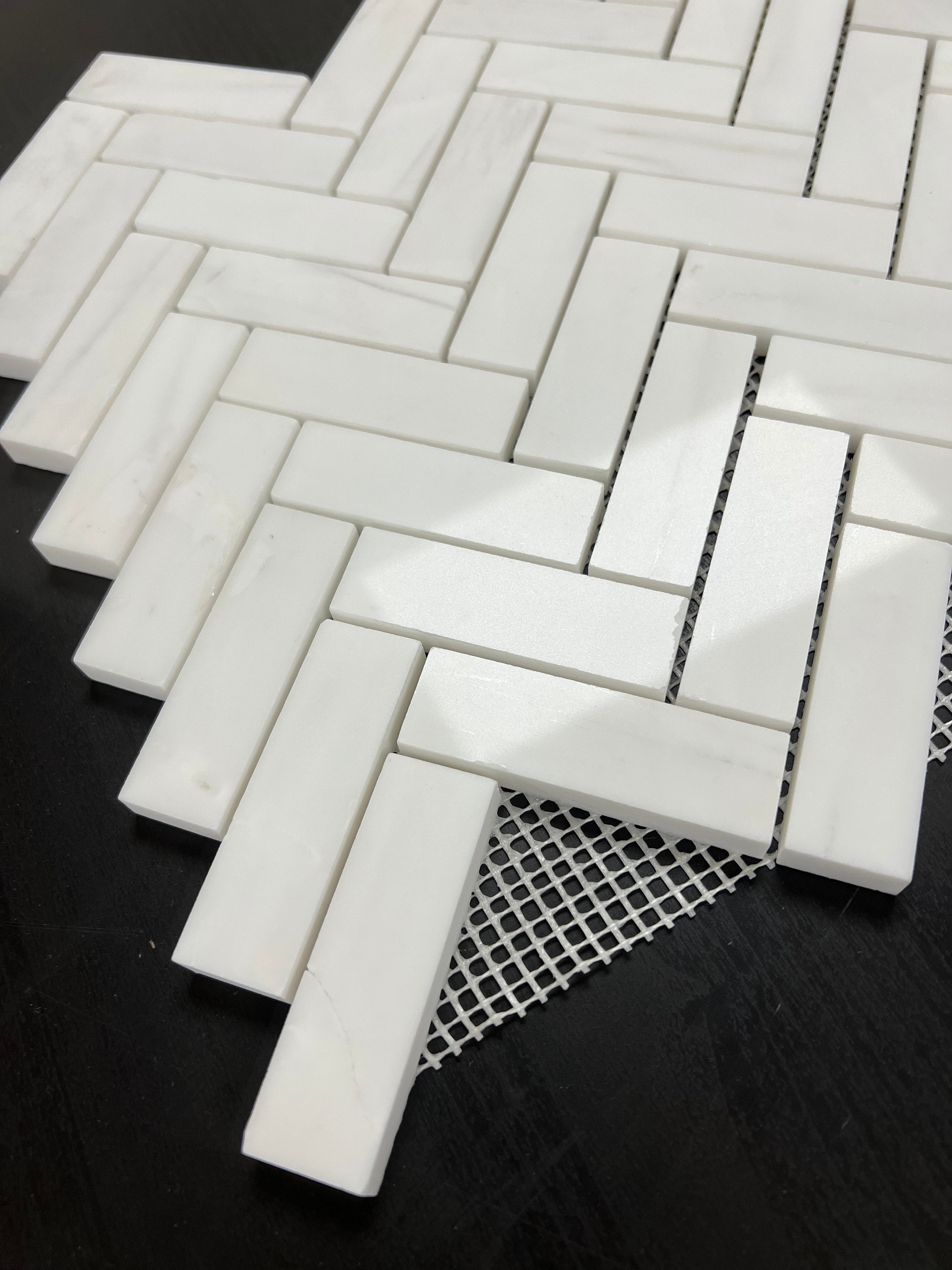 White Herringbone Backsplash Decals Subway Tile Peel and Stick Vinyl Self  Adhesive Kitchen Wall Decals SKU:RT45 