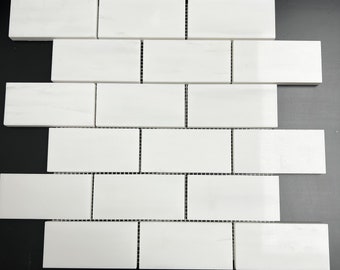 Subway Bianco 2x4 Dolomite Mosaic