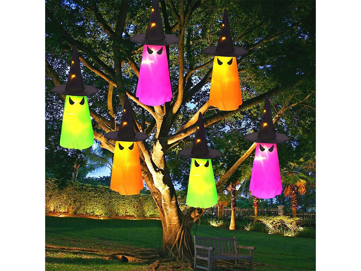 Halloween Decorations Outdoor 6Pcs Hanging Lighted Glowing Etsy