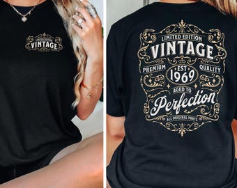 Camiseta unisex de edición limitada, calidad premium, fabricada en 1969, envejecida a la perfección, todas las piezas originales, Tennessee Whiskey Nashville Country