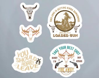 Pegatinas personalizadas de Chris Stapleton, pegatinas de países, pegatinas de Longhorn, Fire Away All-American Road Show Tour Higher Album Traveller Midwest