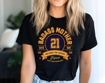 Camiseta relajada para mujer, camiseta para el día de la madre, camiseta para madre soltera, camiseta para madres solteras, camiseta para madres rudas, camiseta para madres salvajes, feroz, rápida y audaz