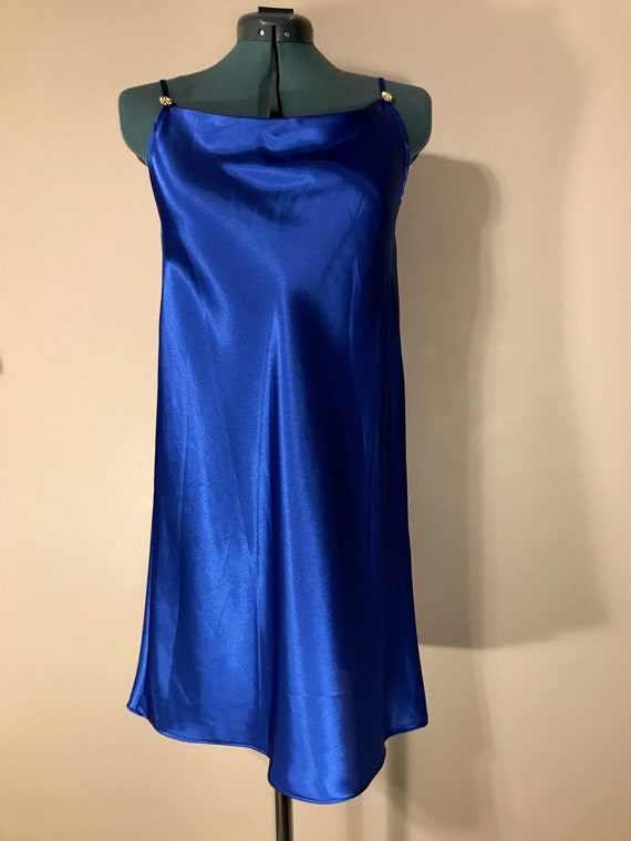 SIZE Small indigo blue nightgown - New NOS nighty 
