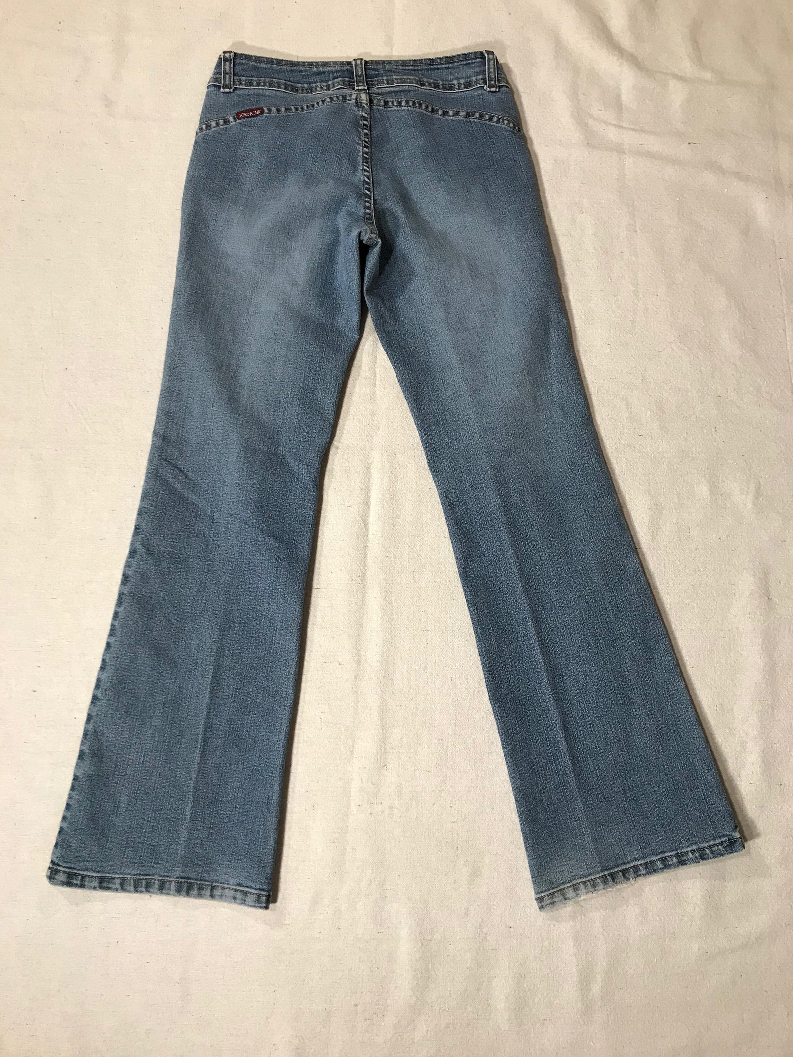 SIZE 7/8 Vintage Jordache Jeans No back pockets Button Fly | Etsy