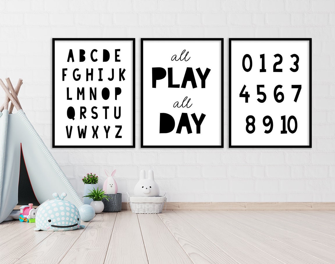 Digital Prints Nursery prints Kids Printable Playroom decor Nursery