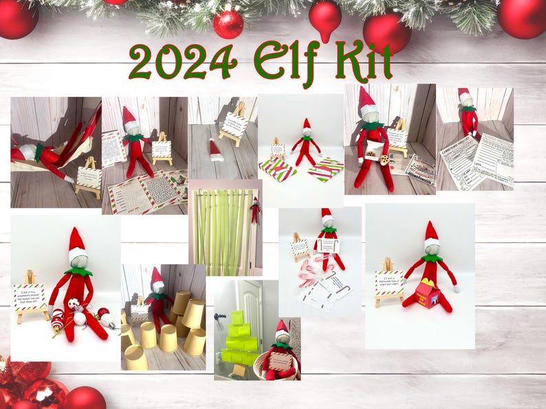 Premium Personalized Full Elf Kit 2024 1230 Day Options Etsy UK