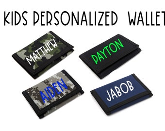 Personalized Wallet For Kids | Easter Gift | Kids Gifts | Kids Wallet Set