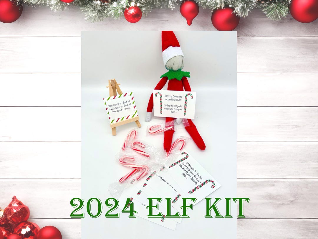 Premium Personalized Full Elf Kit 2024 1230 Day Options Etsy UK