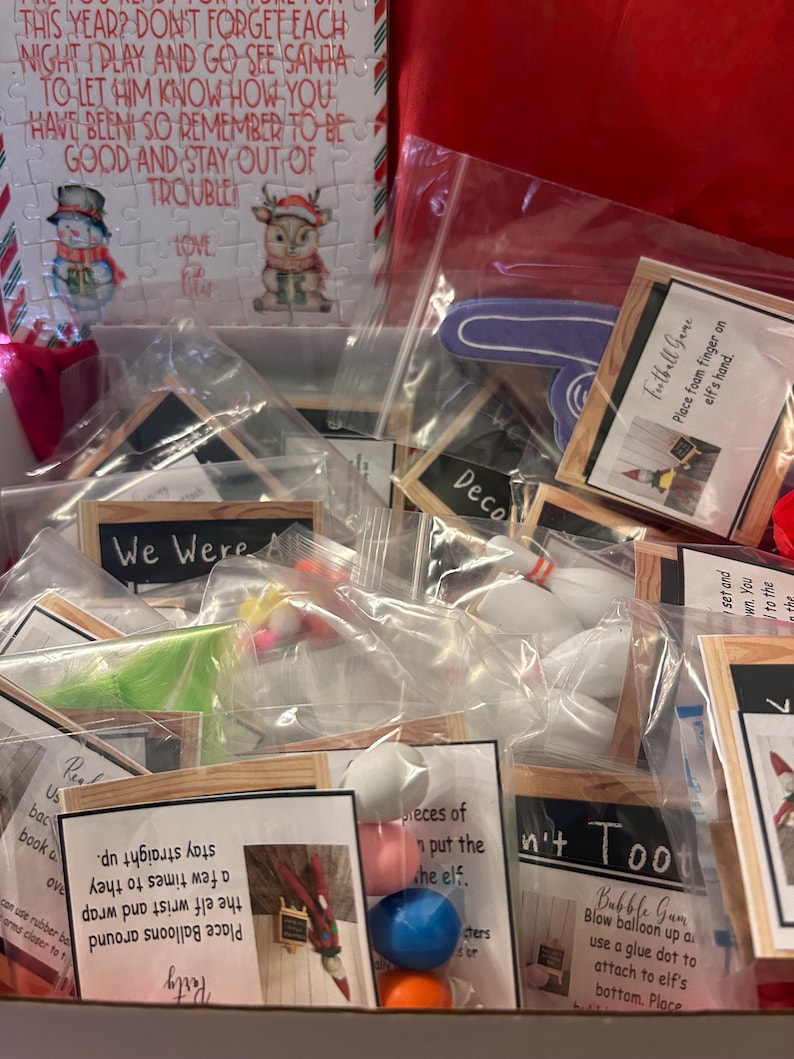 Premium Personalized Full Elf Kit 2024 1230 Day Options Etsy UK