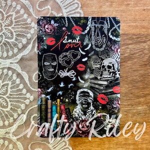 Smut Lover Dark Romance Themed Kindle Insert E-Reader 6 inch / Paperwhite / OASIS / FIRE Insert for Clear Case
