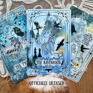 OFFICIEEL LICENTIE Tarotkaart Kate Stewart Ravenhood Trilogy - Flock - Exodus - OLRD - Kindle-laptop waterdichte vinyl matte sticker