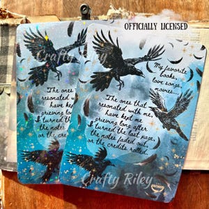 Cita de Kate Stewart con licencia oficial Trilogía Ravenhood Arte Flock Exodus Inserto Kindle para funda transparente de 6 pulgadas / Paperwhite / OASIS / Fire