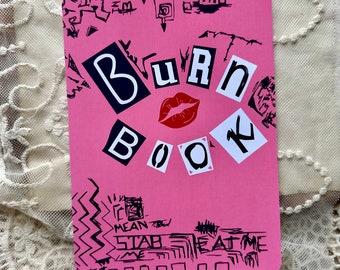 Mean Girls Burn Book Kindle 6 inch / Paperwhite / OASIS Insert for Clear Case