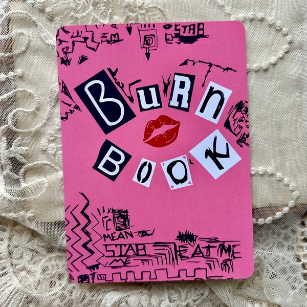 Mean Girls Burn Book Kindle 6 inch / Paperwhite / OASIS Insert for Clear Case