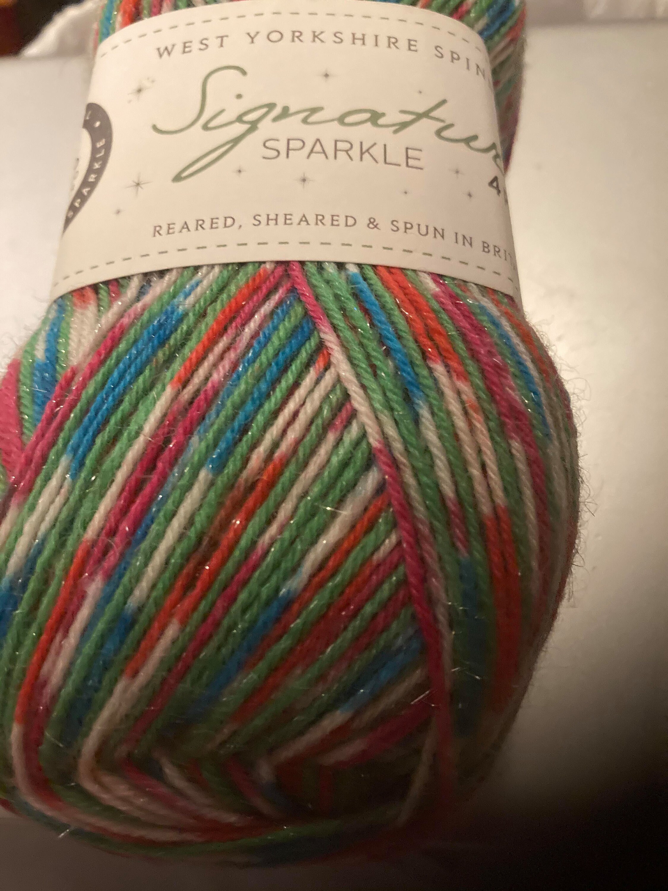 905 Fairy Lights Sparkle WYS Sock Yarn Etsy Canada