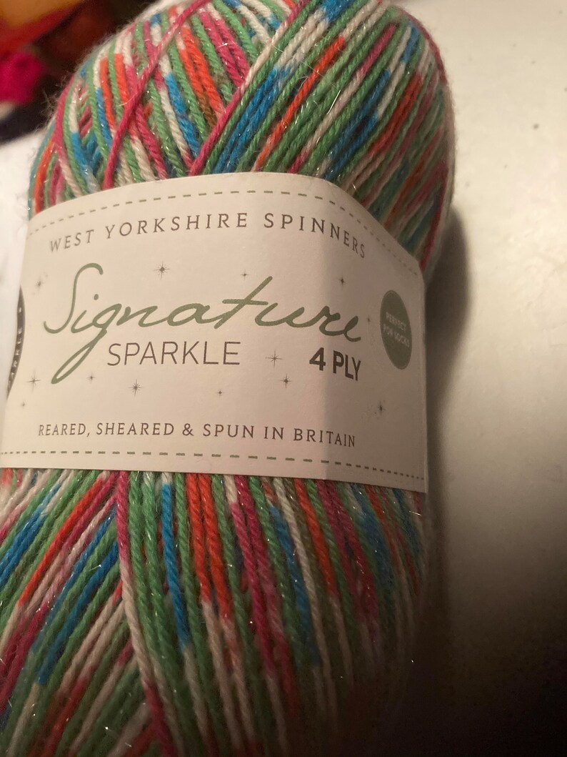 905 Fairy Lights Sparkle WYS Sock Yarn Etsy
