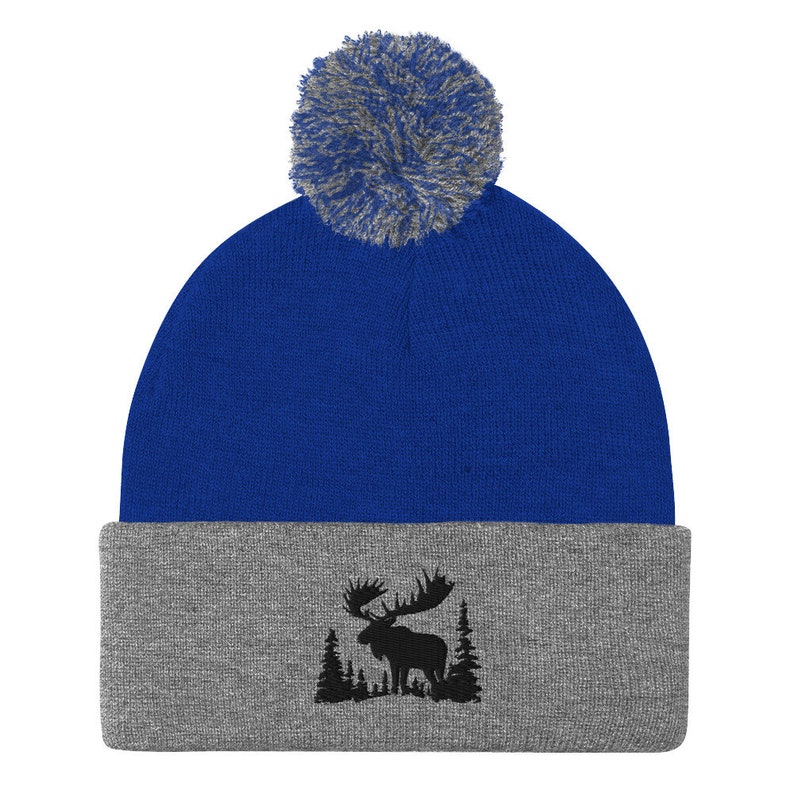 Moose In The Woods | Great Outdoors Pom-Pom Beanie