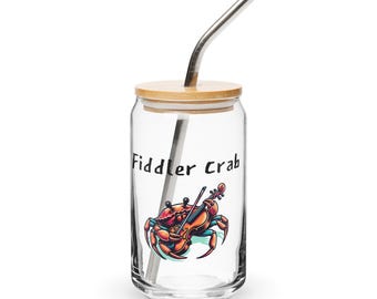 Fiddler Crab | Nautical Themed Can-shaped glass