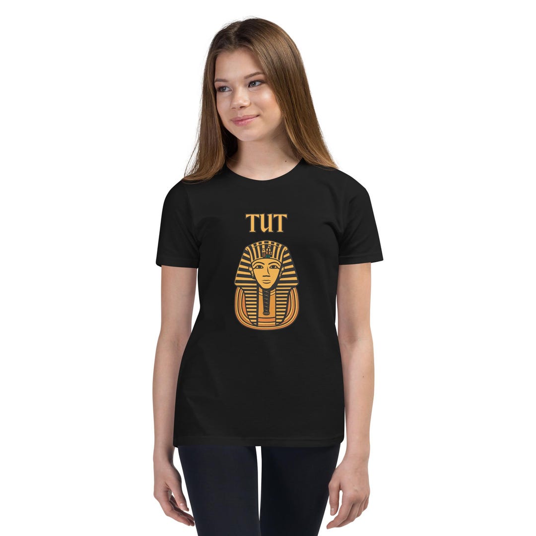 Tut Ancient Egyptian Themed Youth Short Sleeve T-shirt