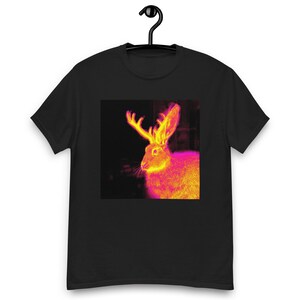 Mapa de calor do Jackalope | Camiseta clássica unissex com tema sobrenatural