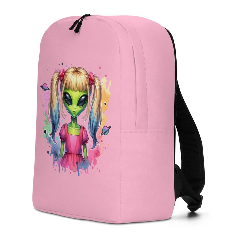 Alien Girl | Back to School Minimalist Backpack - Etsy