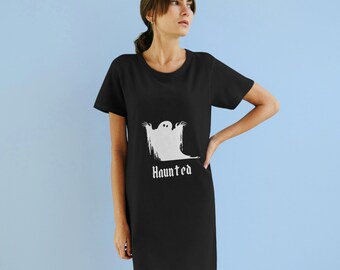 Haunted Ghost | Gothic T-Shirt Dress