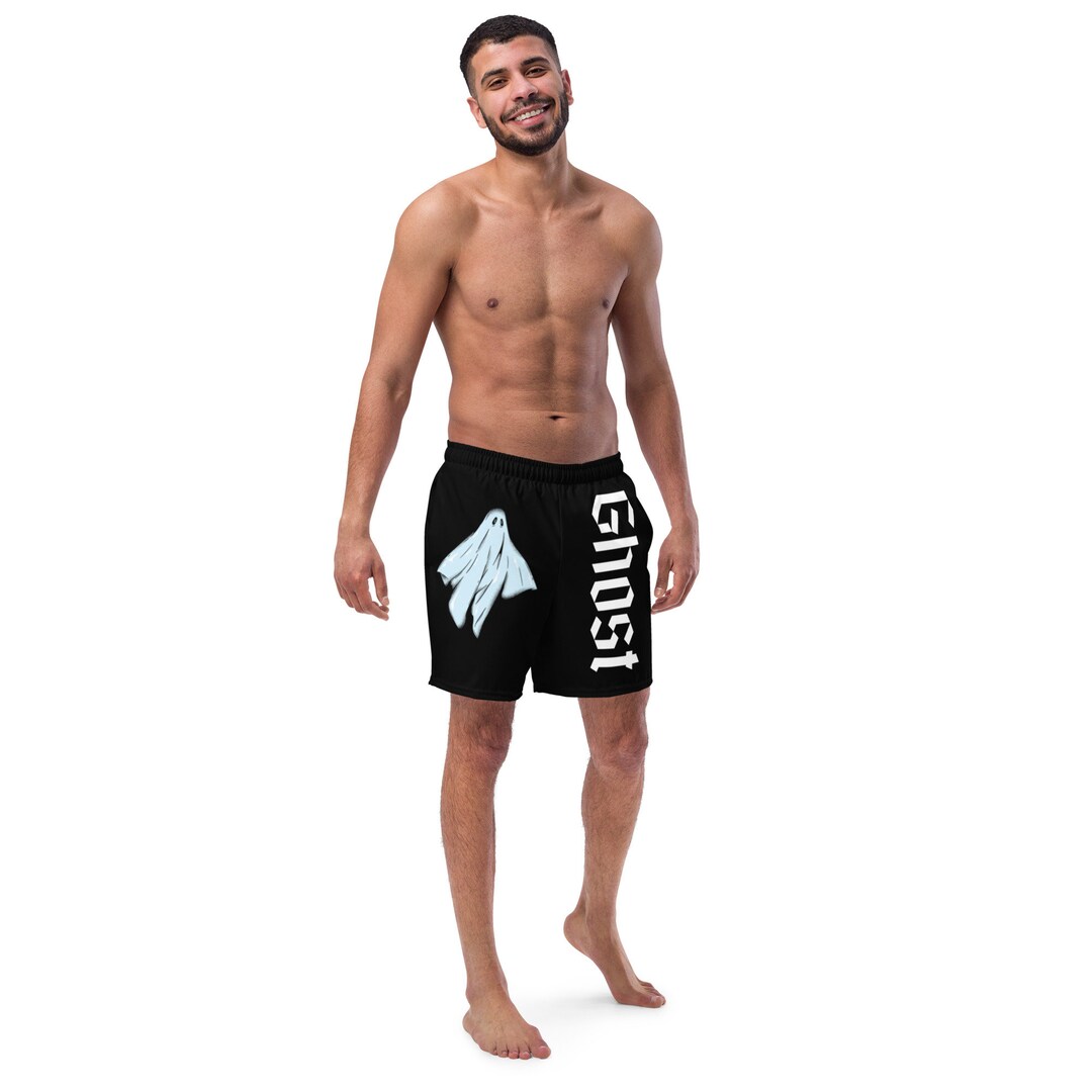 Ghost Men's Goth Swim Trunks Etsy