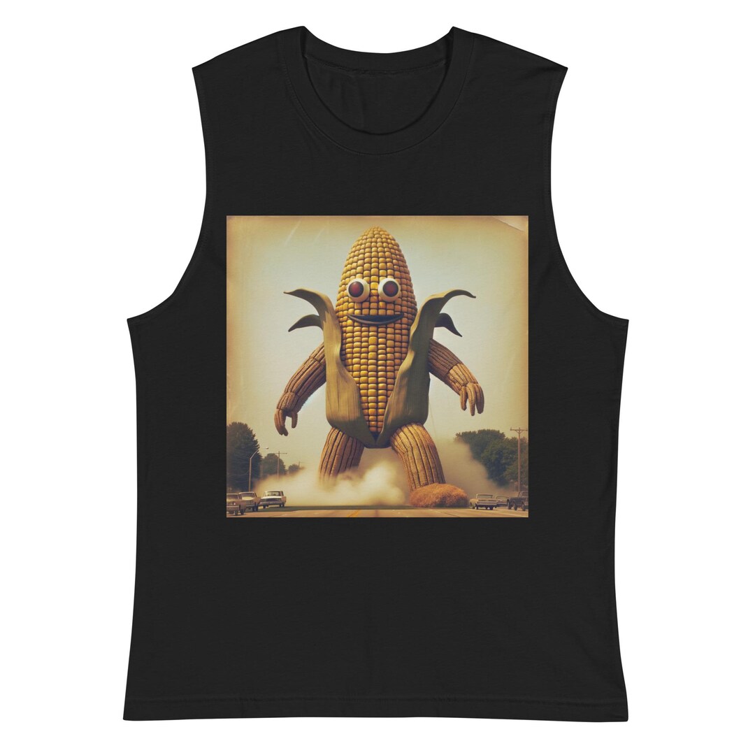 Only in Ohio | Creepy Corn Giant Muscle Shirt - Etsy