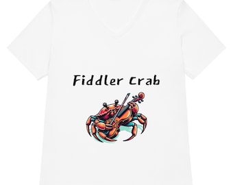 Fiddler Crab | Nautical Themed Shaker Women’s relaxed v-neck t-shirt
