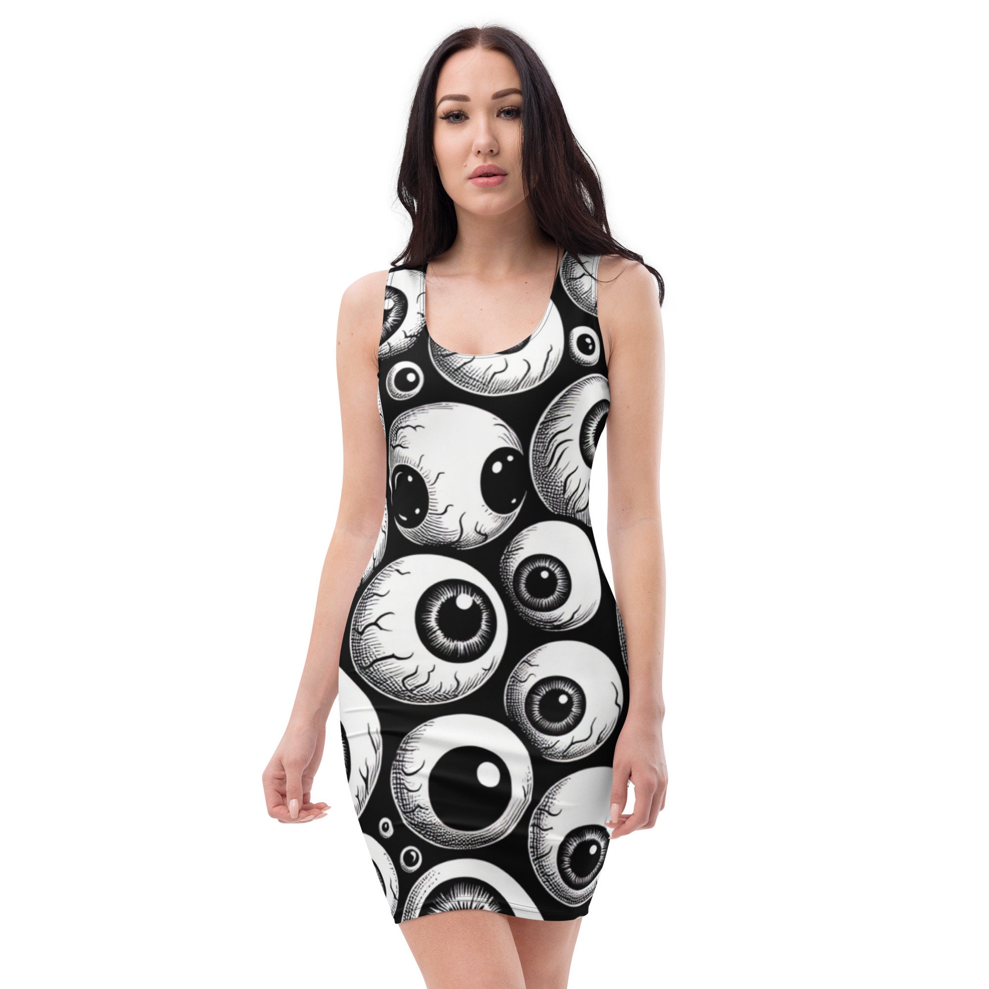 eye dress Beatrix Painted Evil Eye, Ultramarine / S main image 1