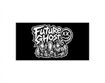 Future Ghost Paranormal Goth Punk Bumper Sticker