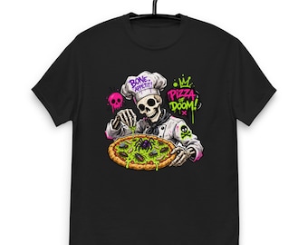 Pizza of Doom | Skeleton Pizza Chef Unisex classic tee
