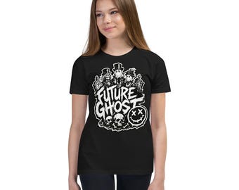 Future Ghost | Paranormal Goth Punk Youth Short Sleeve T-Shirt